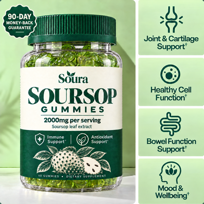 100% Pure Organic Soursop Gummies